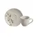 Xícara de Café e Pires Cerâmica Stoneware Orgânico Lavanda 120ml - 1 Unid.