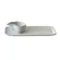 Kit Travessa Retangular com Molheira Orgânico New White 22x9cm