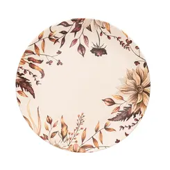 Prato Raso em Cerâmica Coup Dorath Floral 28cm - 1 unid.