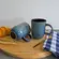 Caneca Cerâmica Stoneware Coup Grande Jeans 330ml - 1 Unid.