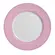 Prato Raso em Cerâmica Xadrez Branco e Rosa 29cm - 1 Unid.