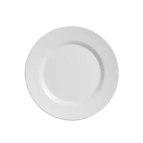 Prato Sobremesa em Cerâmica Branco Pérola Acetinado 19,5 cm - 1 Unid.