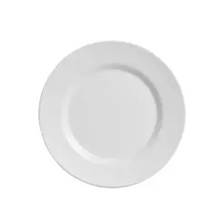 Prato Sobremesa em Cerâmica Branco Pérola Acetinado 19,5 cm - 1 Unid.