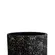 Cachepot em Cimento Preto e Detalhes Dourado G - 19cm x 19cm