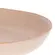 Centro de Mesa Oval em Cerâmica Bege Design Orgânico 32x24cm