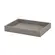 Bandeja Retangular em MDF e Revestimento Cinza Milano 29cm