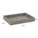 Bandeja Retangular em MDF e Revestimento Cinza Milano 29cm