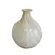 Vaso de Vidro Decorativo Vetra Nude e Branco 13,5cm x 17cm