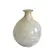 Vaso de Vidro Decorativo Vetra Nude e Branco 13,5cm x 17cm