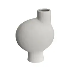 Vaso Decorativo em Cerâmica Contorno Essência Nude 20x30cm