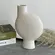 Vaso Decorativo em Cerâmica Contorno Essência Nude 20x30cm