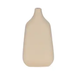Vaso em Cerâmica Nude Texturizado Sereno 28,5cm x 15,5cm