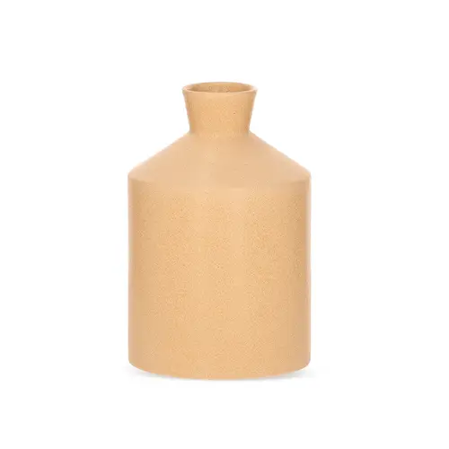 Vaso Decorativo em Cerâmica Amarelo Solin 20cm x 13cm