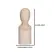 Escultura Decorativa em Cerâmica Face Vista Bege 26 x 9,5cm