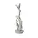 Escultura Decorativa Casal em Polirresina Cinza 37x12cm