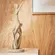 Escultura Decorativa Casal em Polirresina Cinza 37x12cm