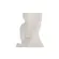Escultura Decorativa Mulher em Polirresina Branco 27x19cm