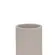 Copo Porta-Escovas Polirresina Canelado Bege 12x7,5cm 370ml