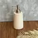 Porta-Sabonete Líquido em Cimento Orgânico Bege Curvoa 230ml