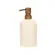 Porta-Sabonete Líquido Cerâmica Orgânico Off-White Alba 500ml