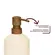 Porta-Sabonete Líquido Cerâmica Orgânico Off-White Alba 500ml