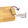 Bandeja em Madeira Marrom com Alças de Fibra Natural 38x23cm