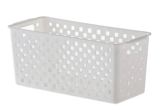 Cesto Organizador Quadratta 27 x 12 x 12 Cm Branco