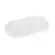 Travessa Oval em Cristal Transparente Bubble 21x12x2 cm