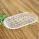 Travessa Oval em Cristal Transparente Bubble 21x12x2 cm
