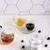 Travessa Oval em Cristal Transparente Bubble 21x12x2 cm