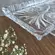 Travessa de Cristal Retangular com Pé Dragon 34x15x10,5 cm