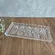 Travessa de Cristal Retangular Transparente Dragon 34x15 cm