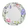 Prato de Bolo com Pé Cerâmica Lelis Estampa Floral 29 cm