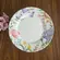 Prato de Bolo com Pé Cerâmica Lelis Estampa Floral 29 cm