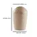 Lixeira Plástico Estilo Rattan Classic Basculante Creme 4,2L