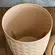 Lixeira Plástico Estilo Rattan Classic Basculante Creme 4,2L