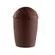 Lixeira Plástico Estilo Rattan Classic Basculante Marrom 4,2L