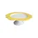 Prato de Bolo com Pé em Cerâmica Aurora Amarelo 32 cm