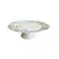 Prato de Bolo com Pé em Cerâmica Floral Miss Lily 32,5 cm