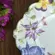 Travessa Oval Pequena em Cerâmica Romantic Flowers 30 x 22cm