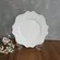 Prato Sobremesa em Cerâmica Versailles Branco 22cm - 1 Unid.
