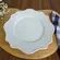 Prato Sobremesa em Cerâmica Versailles Branco 22cm - 1 Unid.