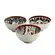 Jogo de Bowls Cerâmica 3 Peças Florata 11,5cm x 6cm - 280ml