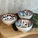 Jogo de Bowls Cerâmica 3 Peças Florata 11,5cm x 6cm - 280ml