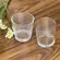 Jogo de 6 Copos Baixo Vidro Transparente Ripado Linnea 280ml