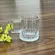Jogo 6 Xícaras de Vidro Transparente Chá Café Prisma 180ml