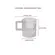 Jogo 6 Xícaras de Vidro Transparente Chá Café Prisma 180ml