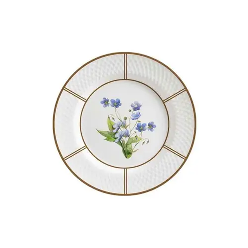 Prato Sobremesa em Cerâmica Relevo Heritage 20,5cm - 1 unid.
