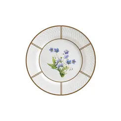 Prato Sobremesa em Cerâmica Relevo Heritage 20,5cm - 1 unid.