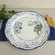 Prato de Bolo em Cerâmica Valência Floral Azul 34 cm